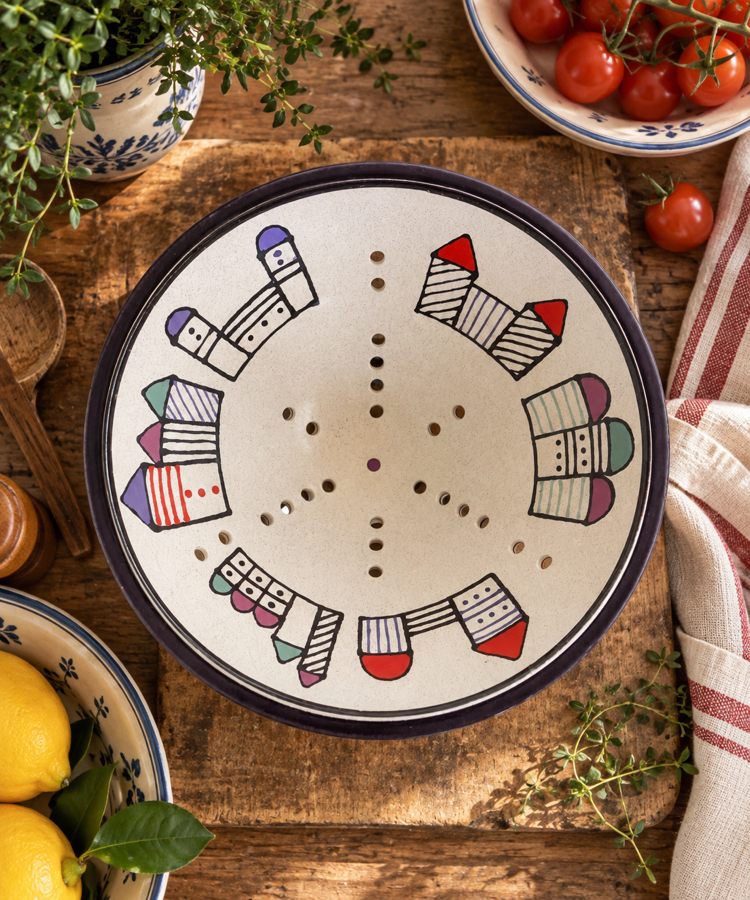 Alman KMK Stoneware koleksiyon süzgeç