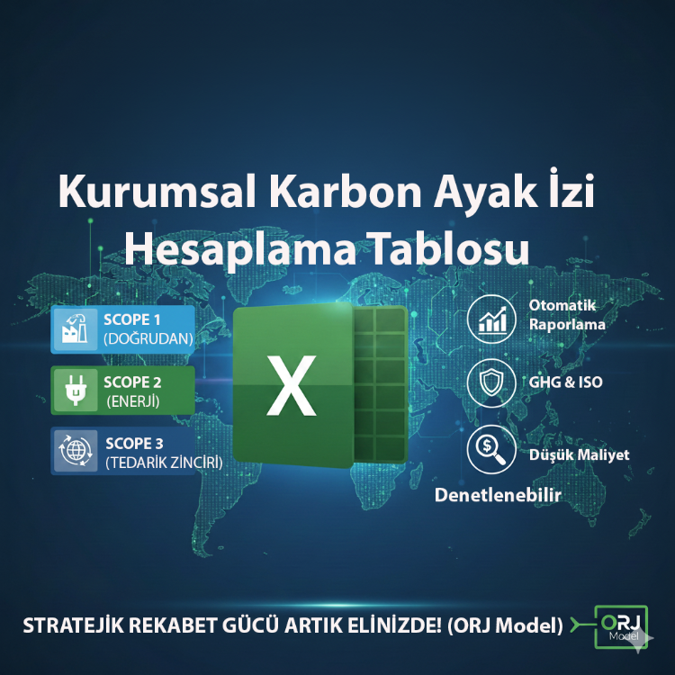 Kurumsal Karbon Ayak İzi Hesaplama Excel Modeli
