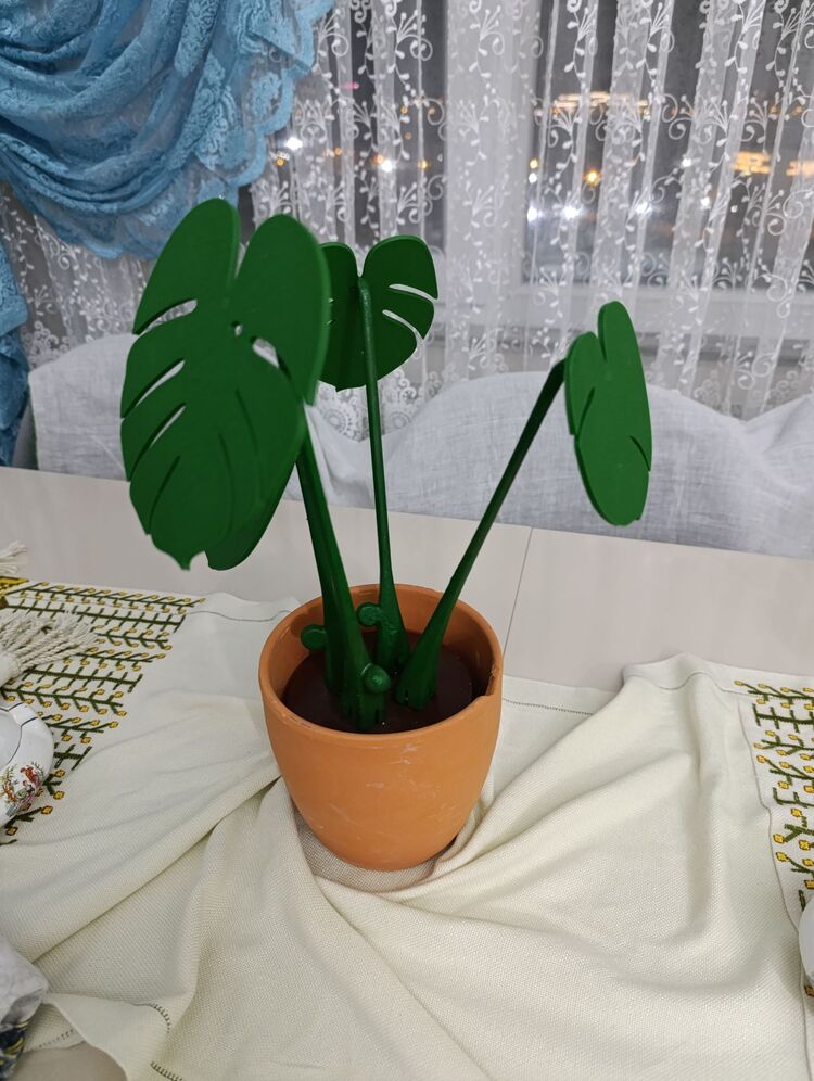 Monstera Plant Bardak Altlığı