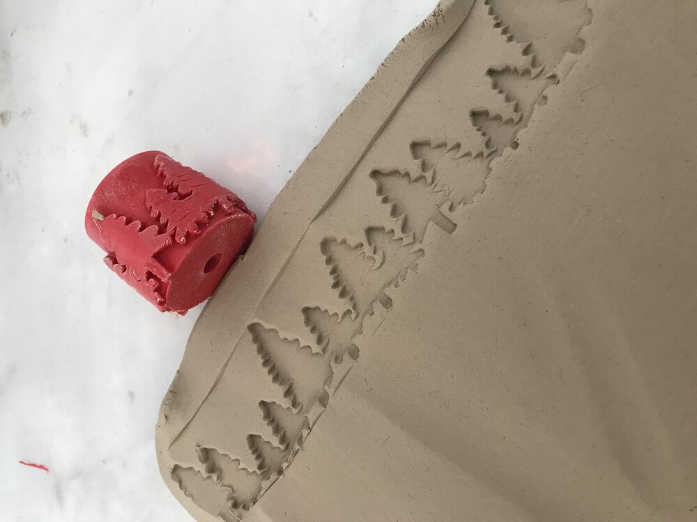 Mini çam ağacı rulo 3 cm saplı