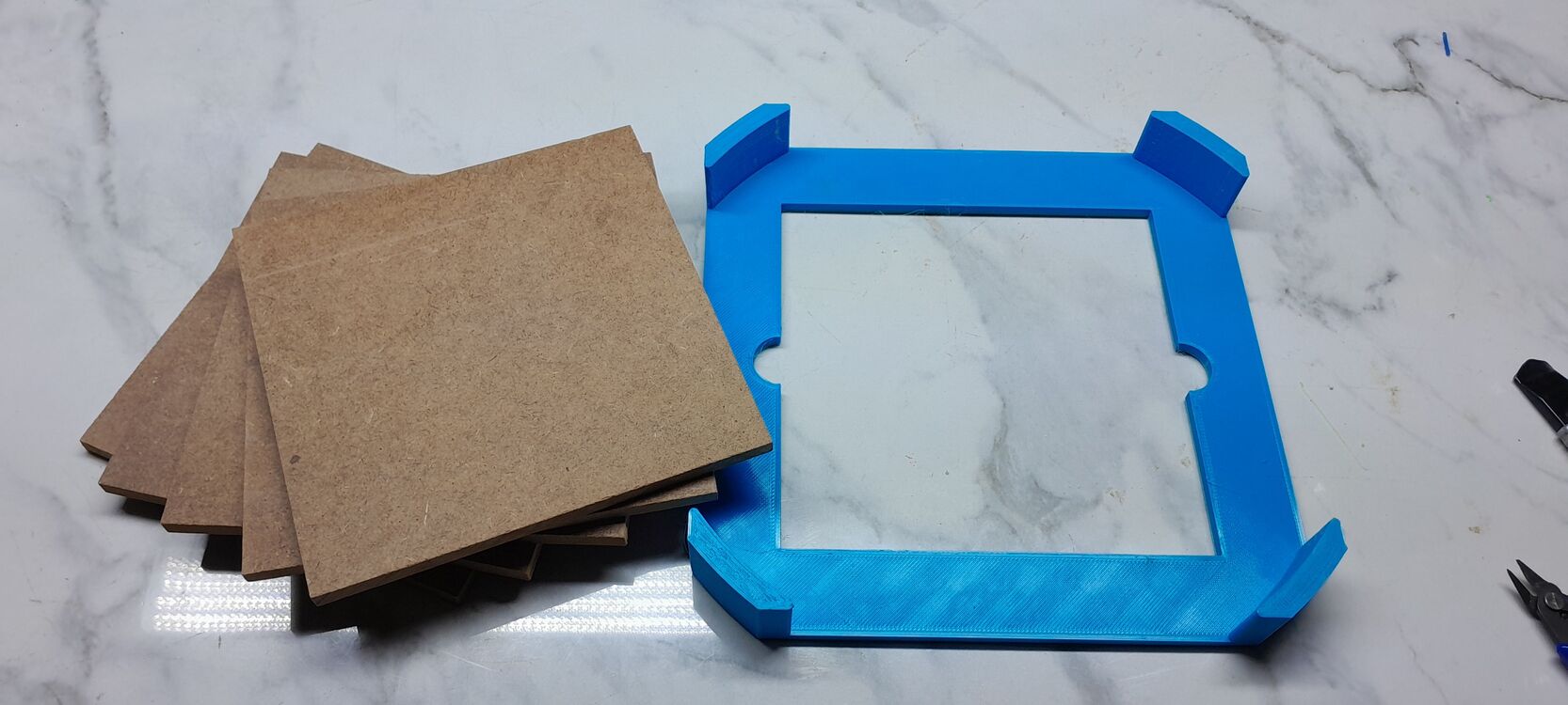 Çamur tornası değiştirilebilir ürün tablası(Mdf altlık)