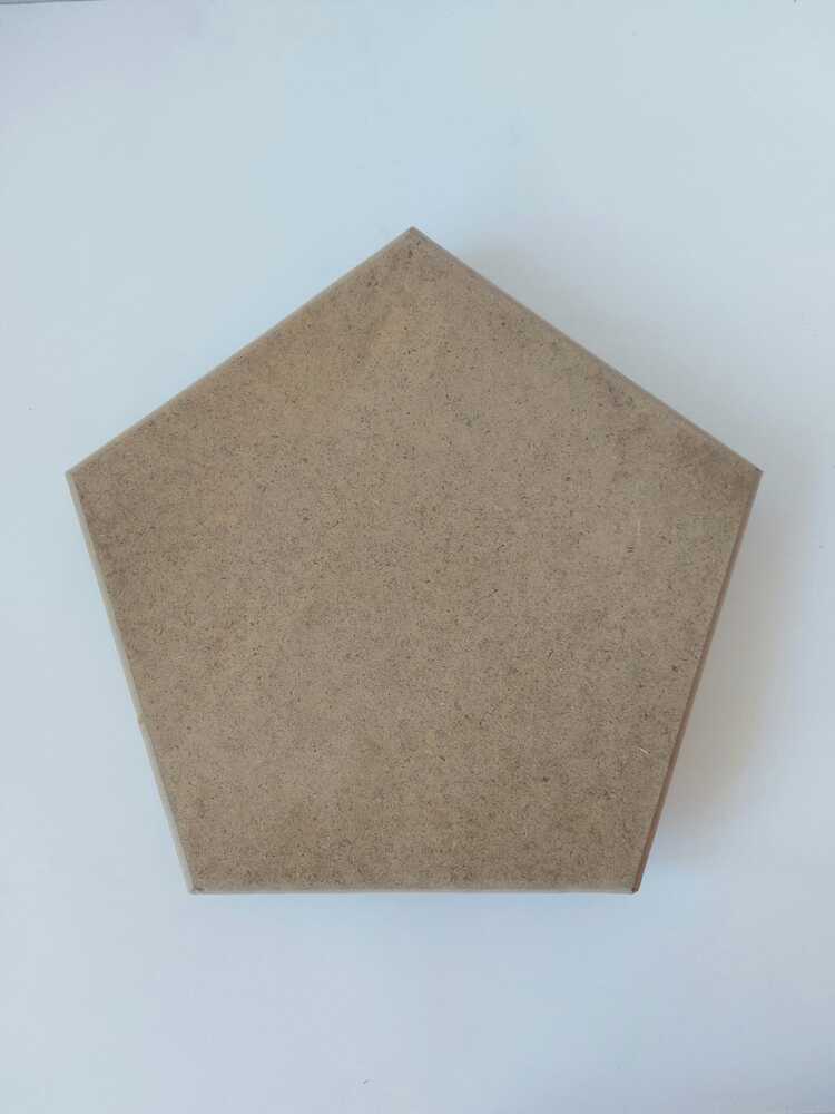 Beşgen tabak drape kalıbı