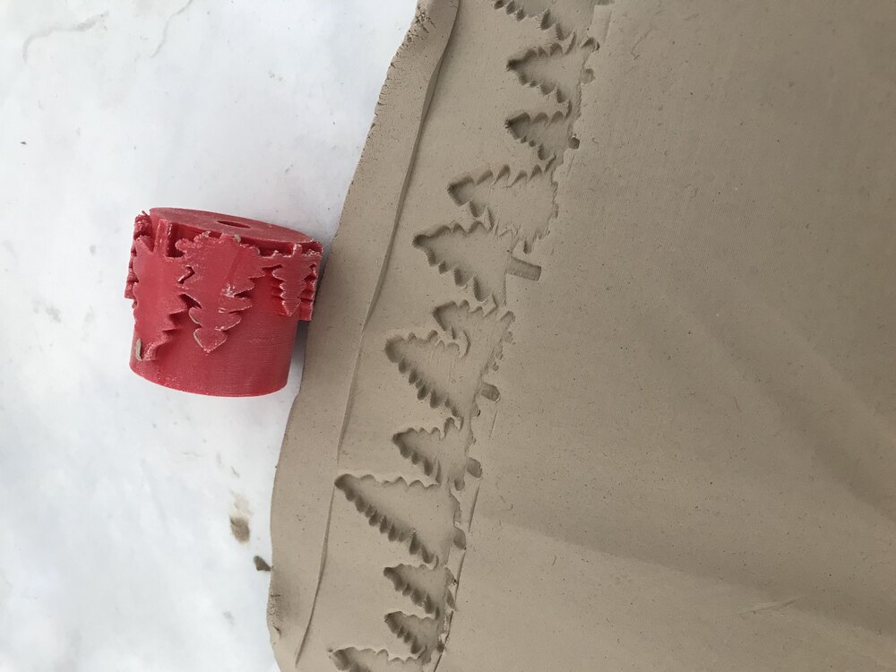 Mini çam ağacı rulo 3 cm saplı