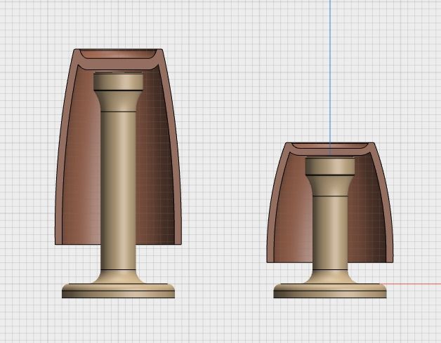 Kupa taban mühür maçası 150mm değiştirilebilir başlıklı set