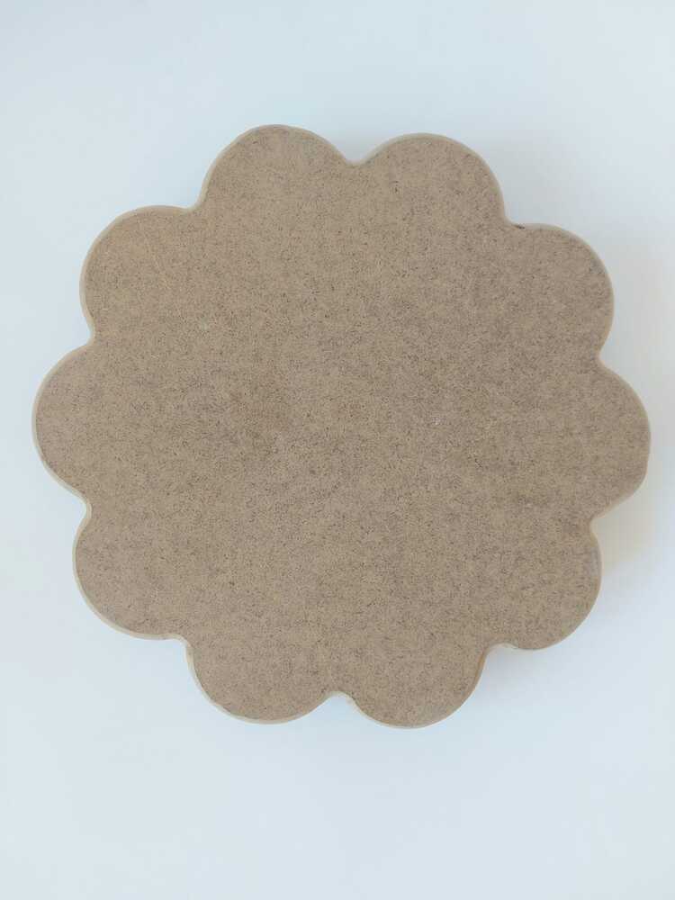 Çiçek tabak drape kalıbı