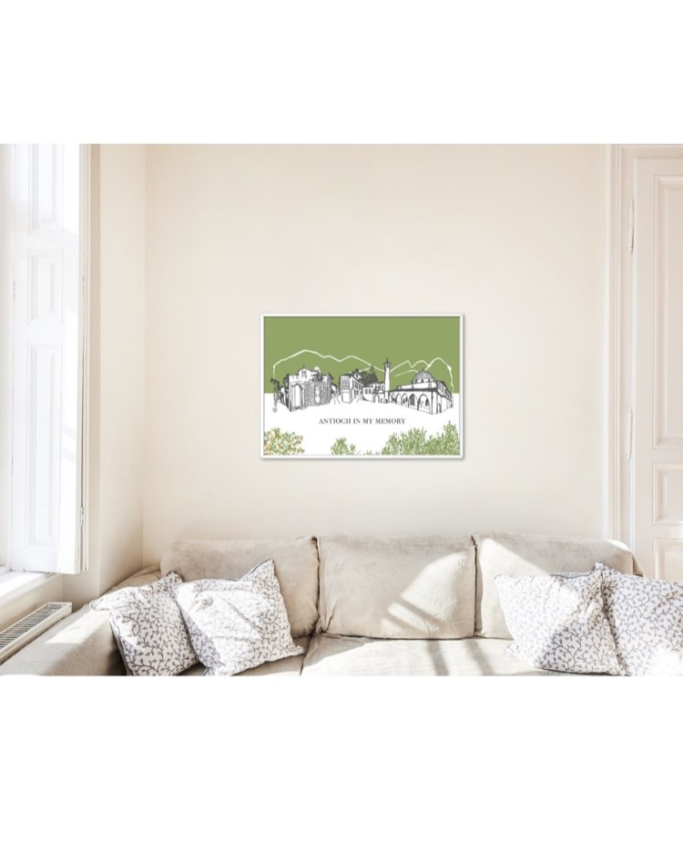 Antioch in my Memory 'Silüet' Poster 35x50 cm