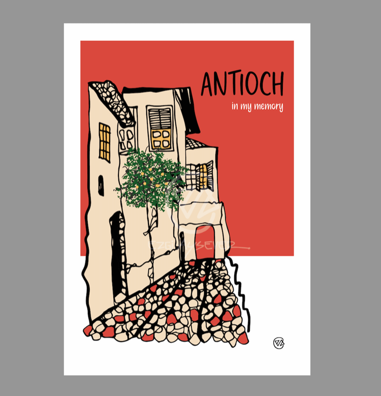 Antioch in my Memory 'Old Street' Poster 35x50 cm