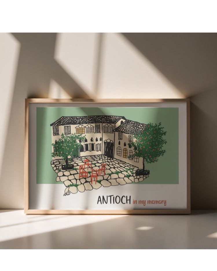 Antioch in my Memory 'Avlu' Poster 35x50 cm (Çerçevesiz)