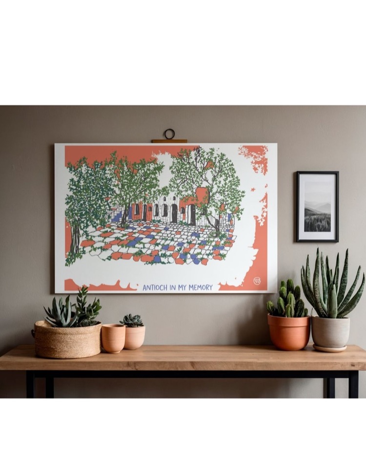 Antioch in my Memory 'Avlu' Poster 35x50 cm (Çerçevesiz)