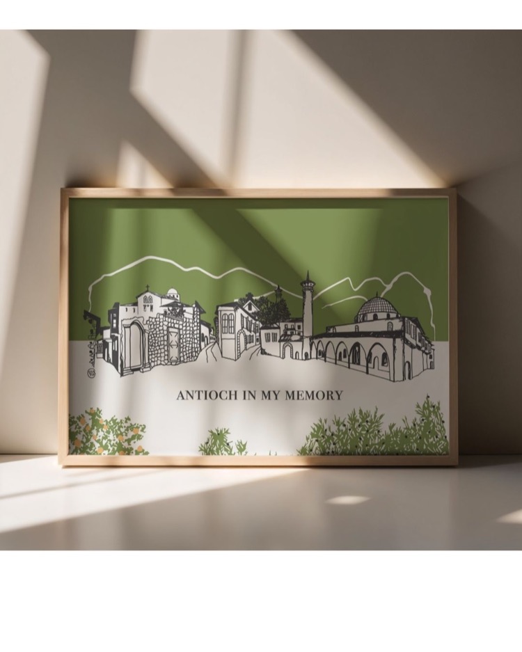 Antioch in my Memory 'Silüet' Poster 35x50 cm