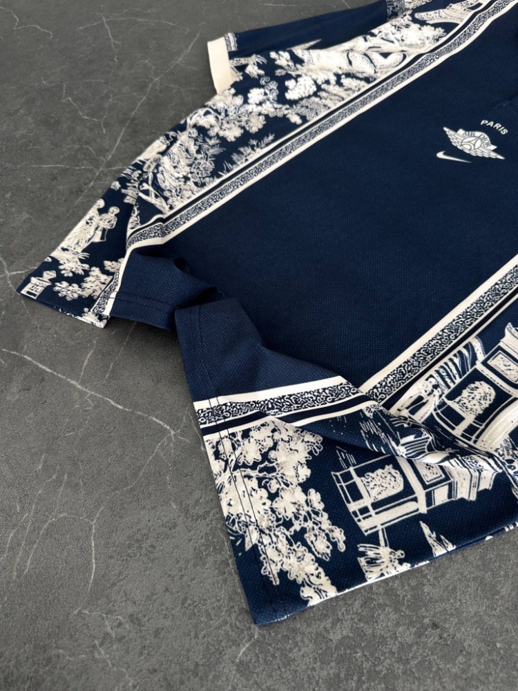 Paris Atelier Navy Premium Polo Yaka T-Shirt