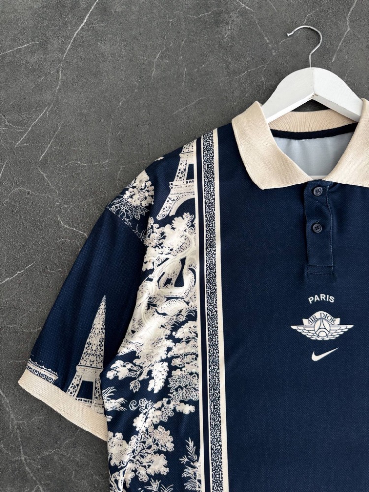 Paris Atelier Navy Premium Polo Yaka T-Shirt
