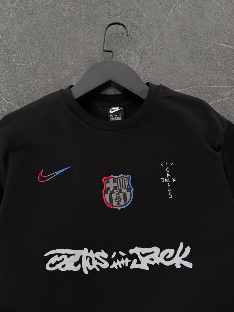 Barcelona Nike Black Travis Oversize T-Shirt