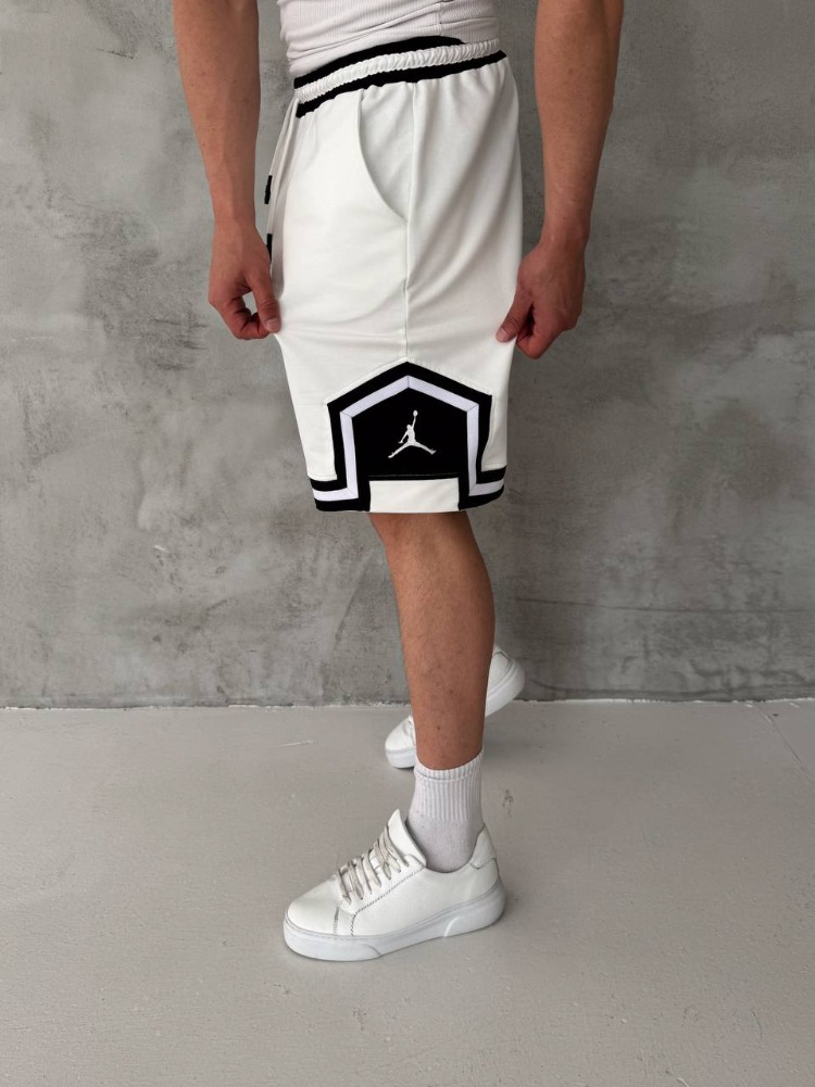 1. Jordan Legacy White Shorts
