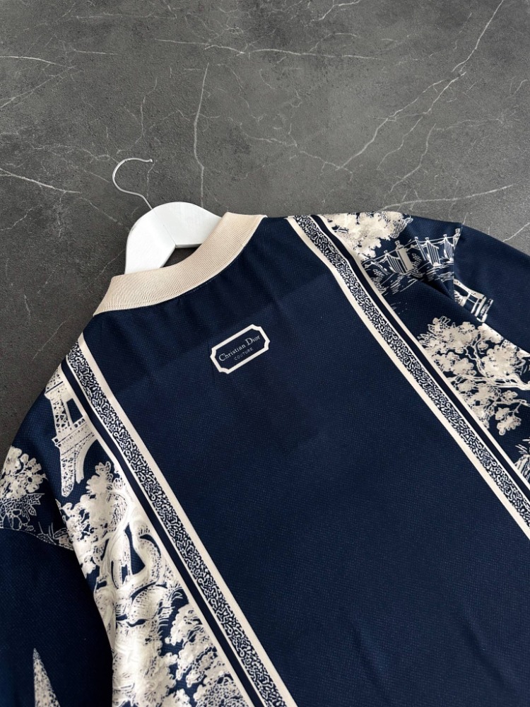 Paris Atelier Navy Premium Polo Yaka T-Shirt