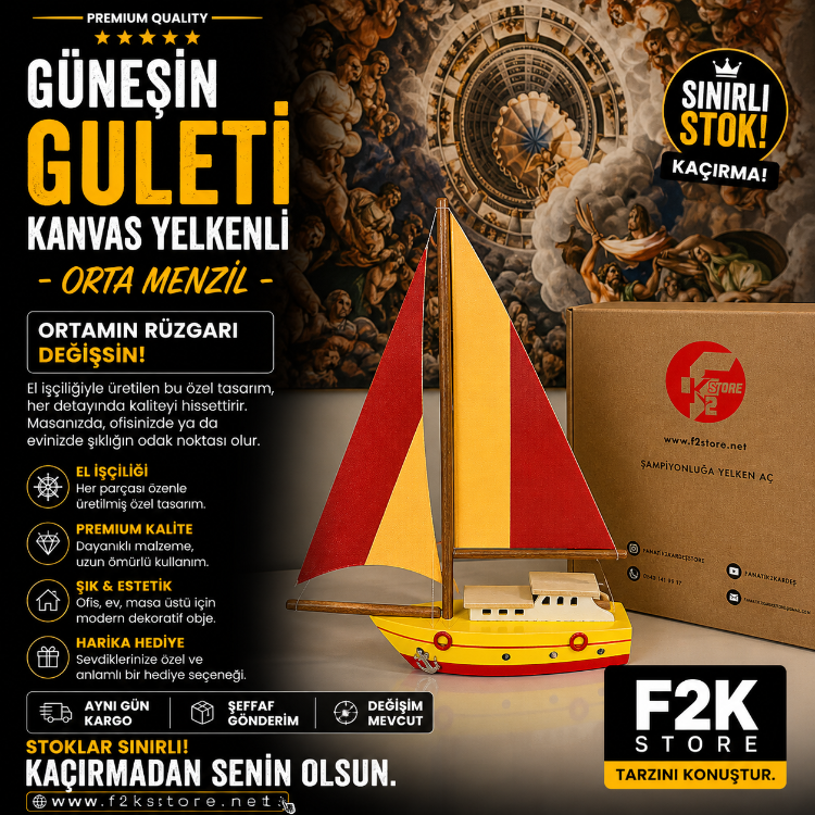 Güneşin Guleti Kanvas Yelkenli - Orta Menzil