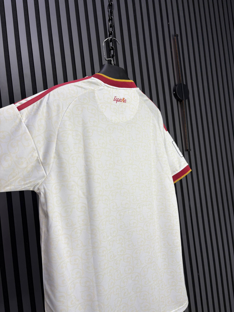 Spain Retro White Premium Jersey