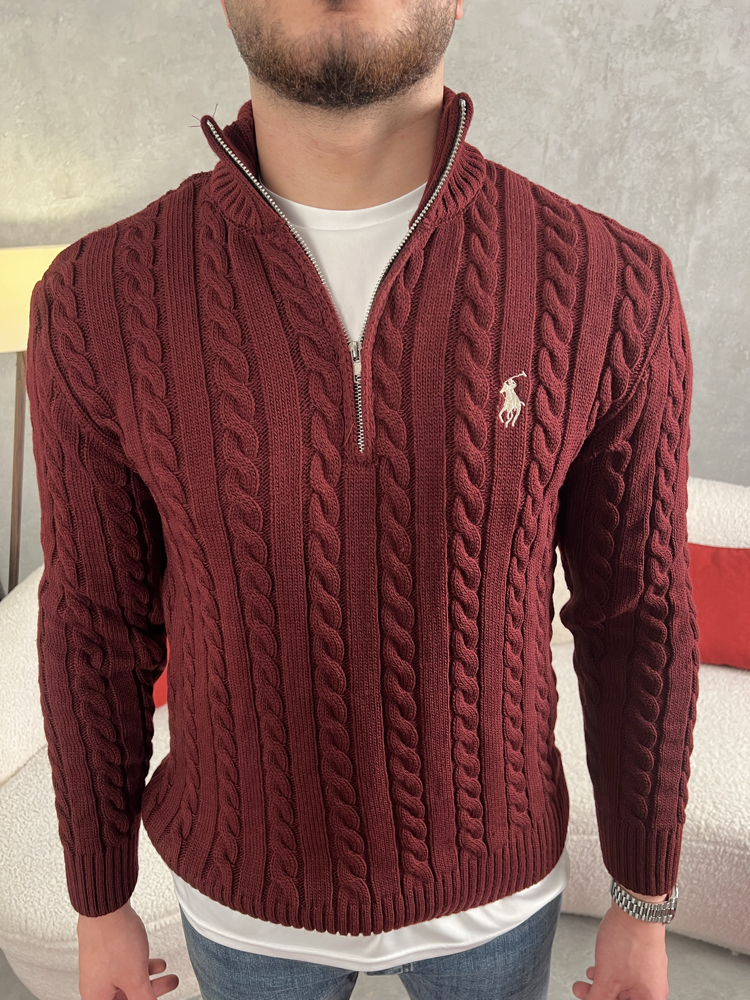 Polo Ralph Lauren Yarım Fermuarlı Kazak