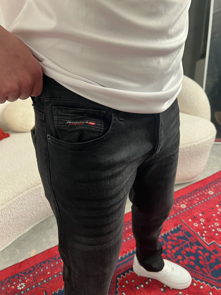 Diesel Siyah Kot Pantolon 