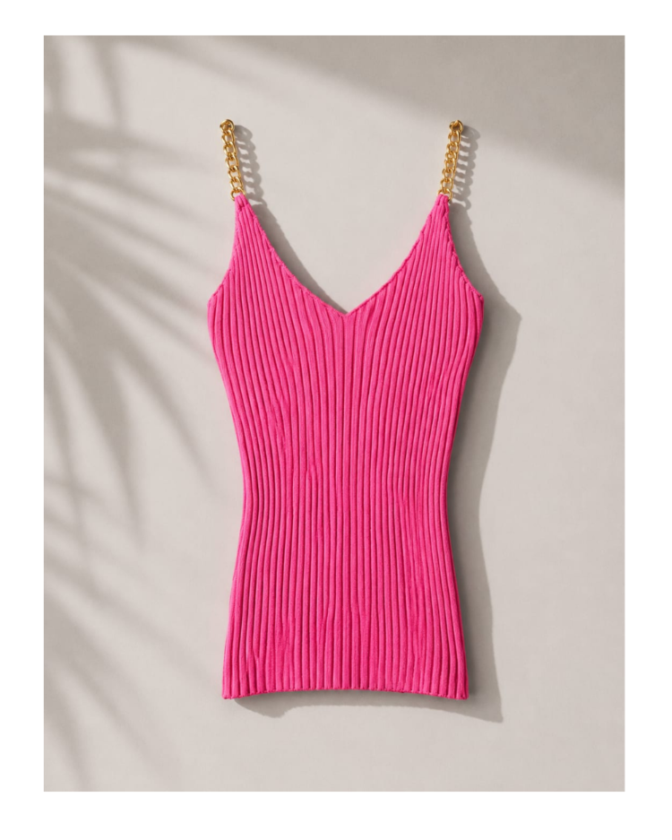 Pink Mirage Chain Top
