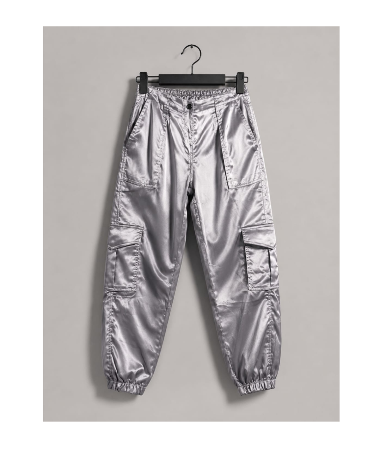 Chrome Pulse Cargo Joggers