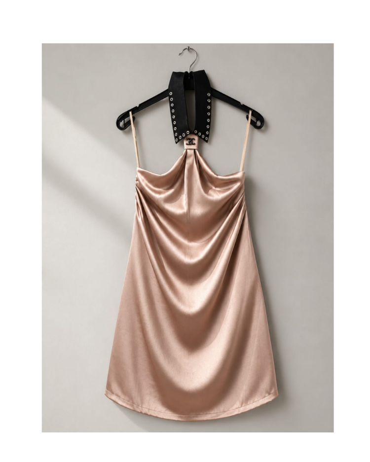 MIDNIGHT MUSE SLIP DRESS