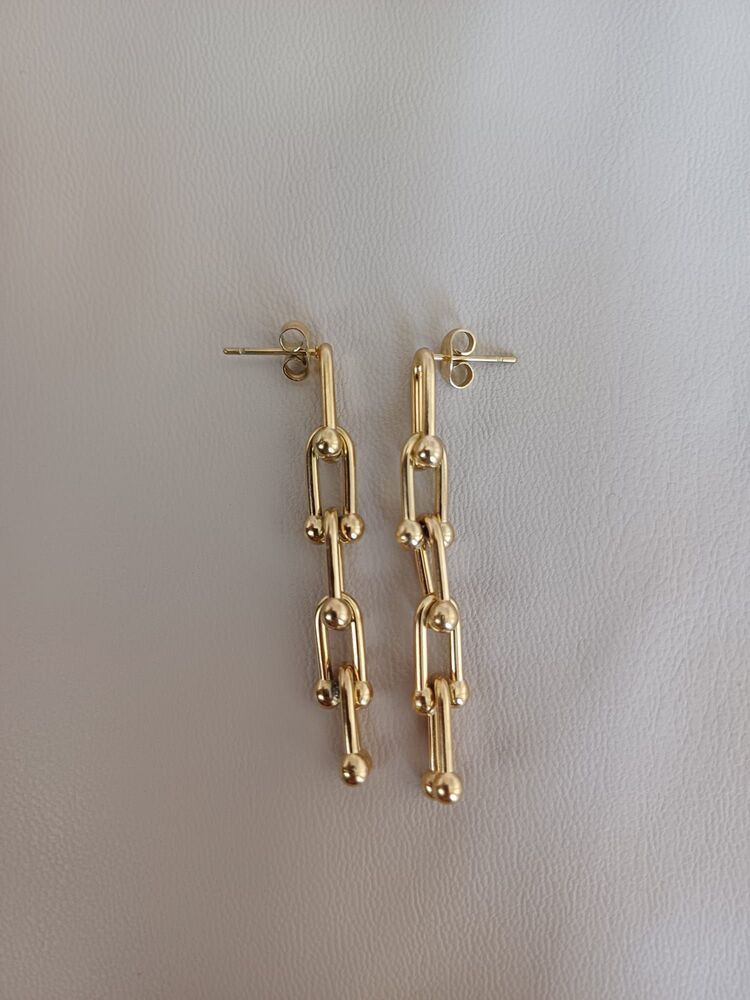 ÇELİK GOLD TİFFANY MODEL KÜPE
