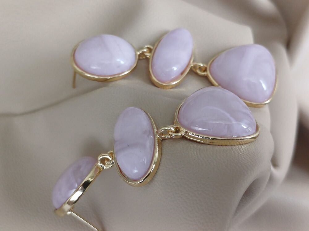 LİLA TAŞLI JEWELRY KÜPE