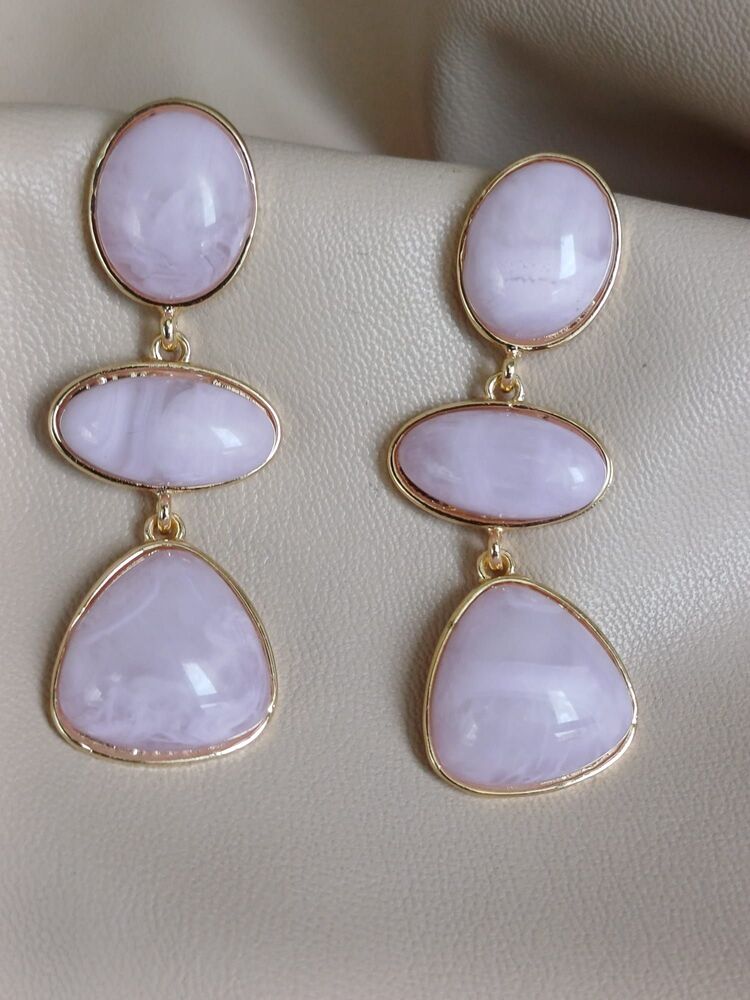 LİLA TAŞLI JEWELRY KÜPE