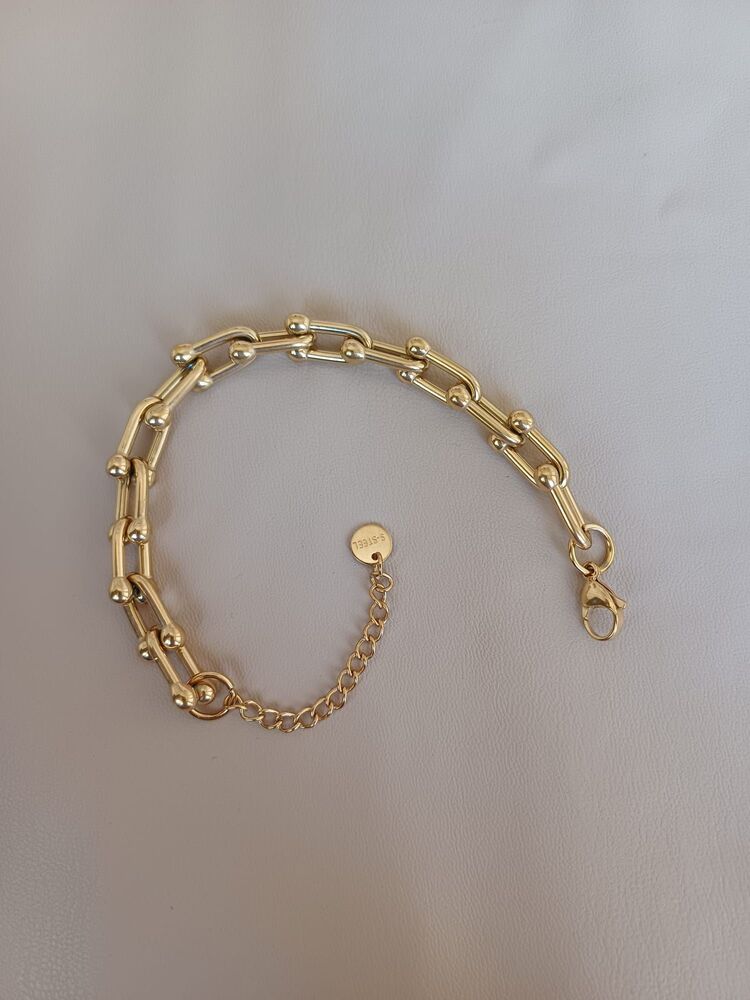 ÇELİK GOLD TİFFANY MODEL BİLEKLİK 