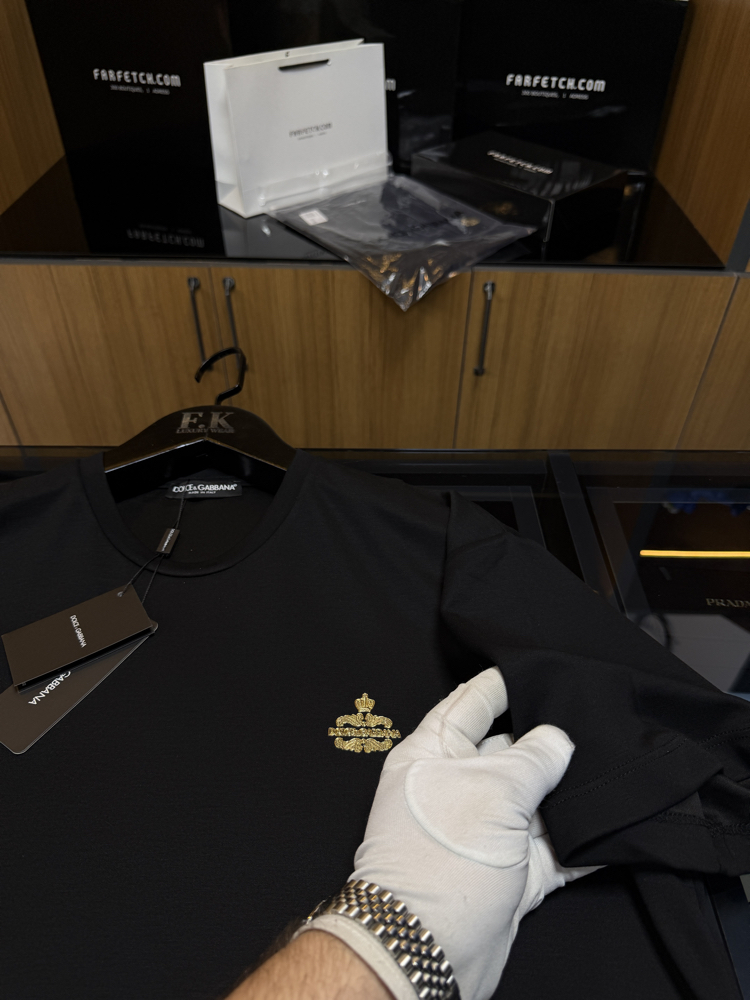 Dolce & Gabbana Logo T-shirt ( İthal-Ütü İstemez-NFC Aktif) 