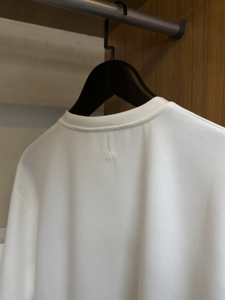 Ami Paris Logo T-shirt ( İthal-Ütü İstemez-NFC Aktif)