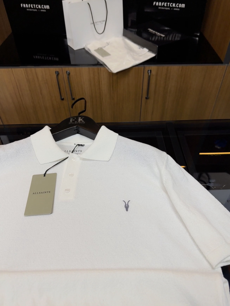 Allsaints Organik Pamuk Polo T-shirt