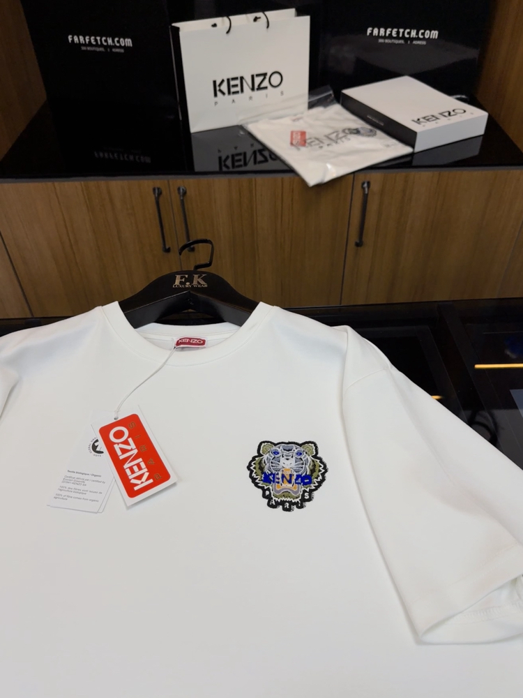 Kenzo Tiger Logo T-shirt ( İthal-Ütü İstemez-NFC Aktif)