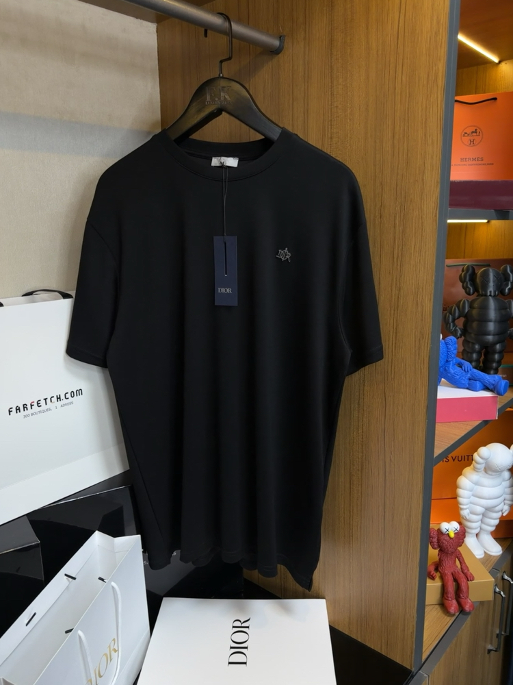 Dior Logo T-shirt ( İthal-Ütü İstemez-NFC Aktif)