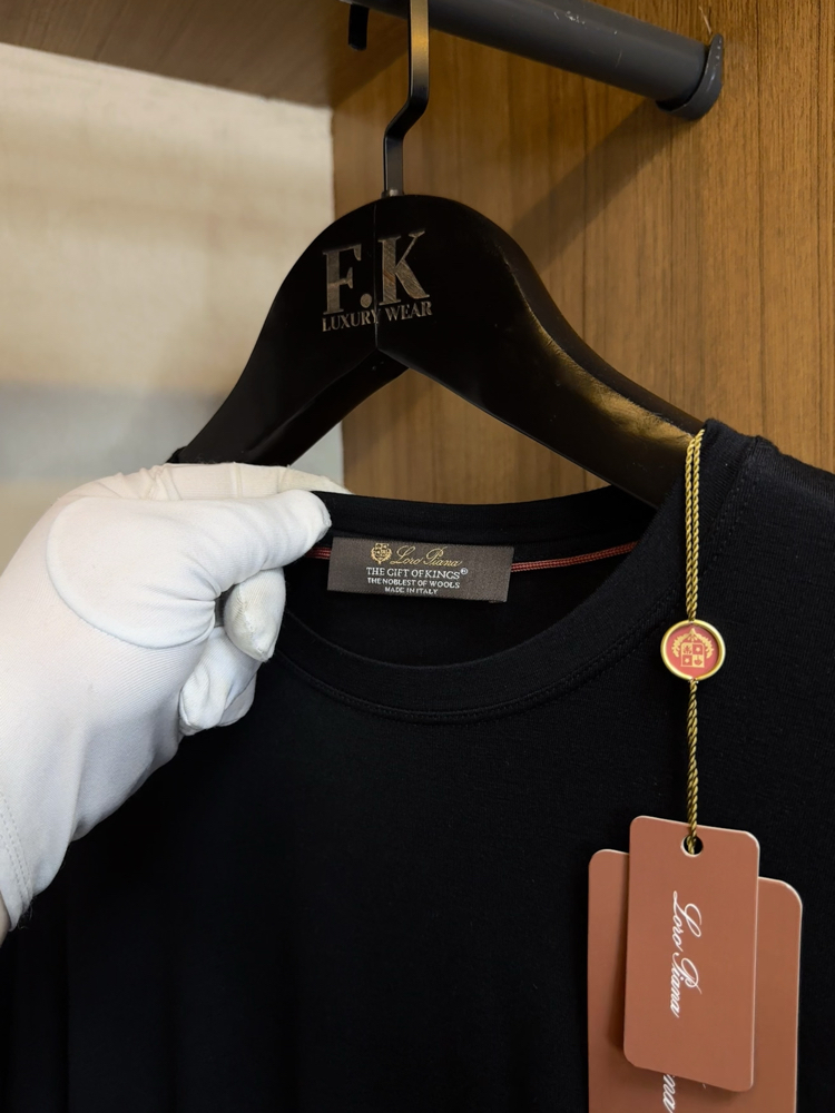 Loro Piana The Gift Of Kings T-shirt ( İthal - Ütü İstemez - NFC Aktif ! ) - Siyah