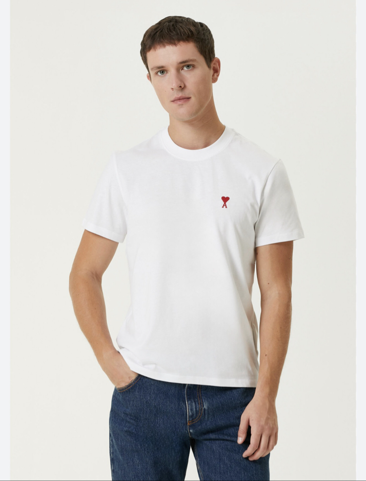 Ami Paris Logo T-shirt ( İthal-Ütü İstemez-NFC Aktif)