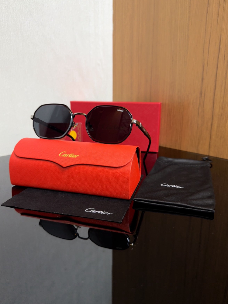 Cartier Unisex Güneş Gözlüğü ( Siyah Cam )