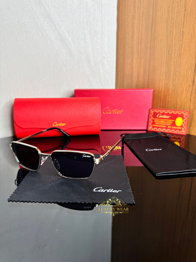 Cartier Unisex Güneş Gözlüğü (Silver)