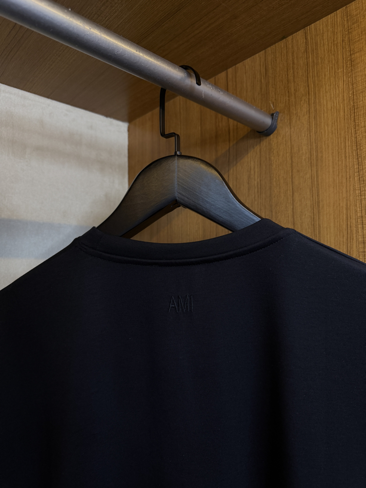 Ami Paris Logo T-shirt ( İthal-Ütü İstemez-NFC Aktif) 
