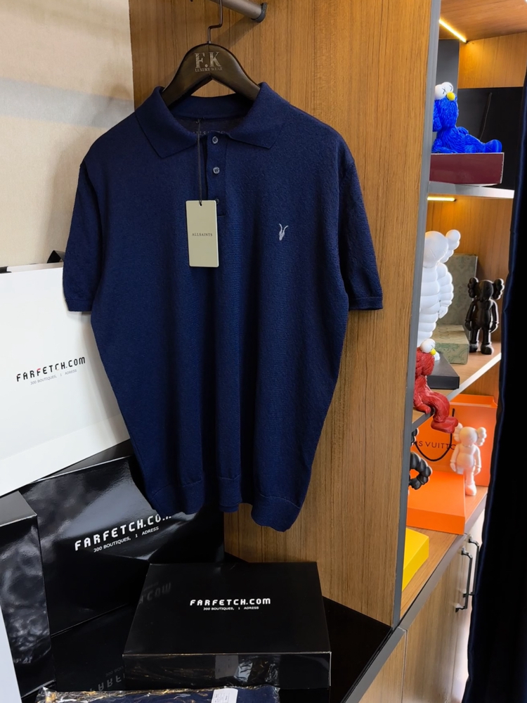 Allsaints Organik Pamuk Polo T-shirt
