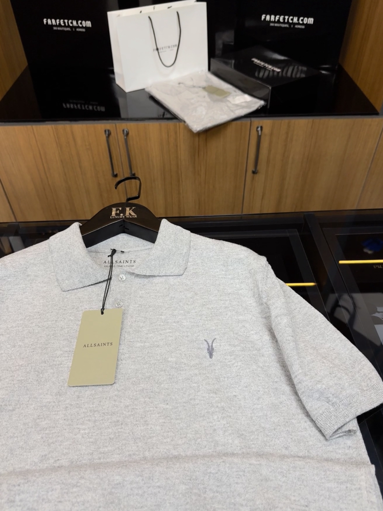 Allsaints Organik Pamuk Polo T-shirt