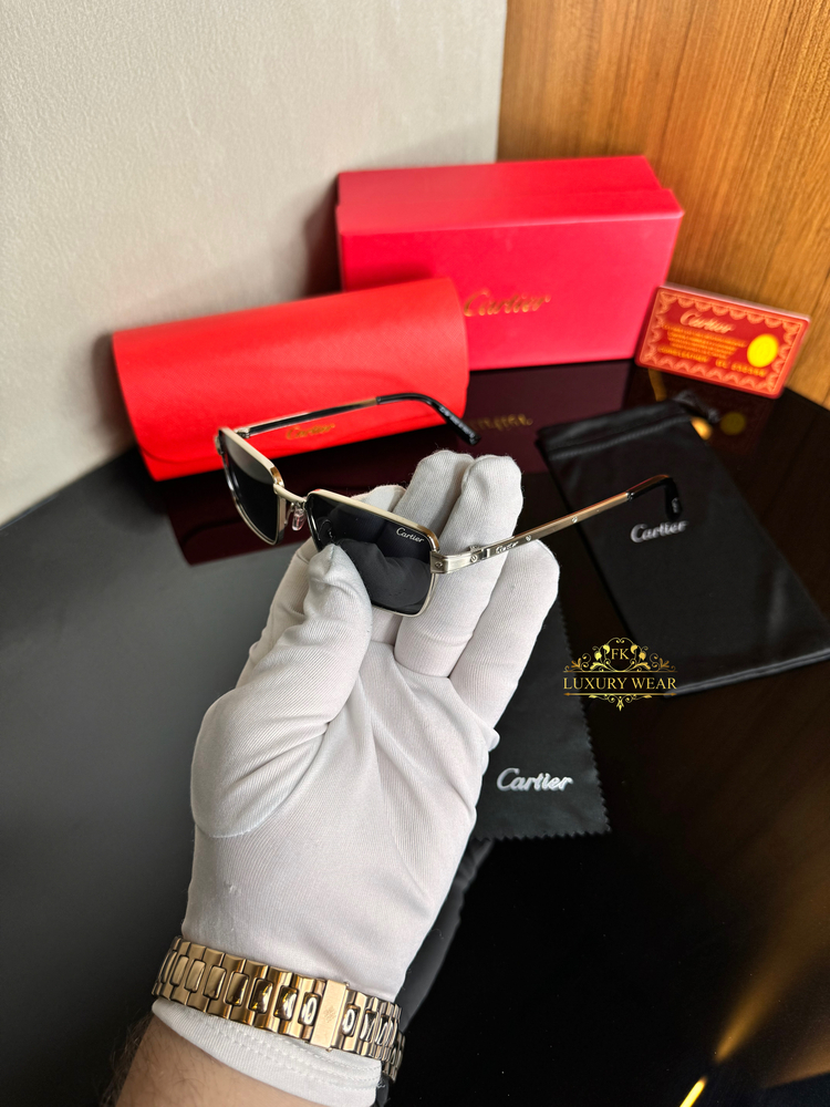 Cartier Unisex Güneş Gözlüğü (Silver)