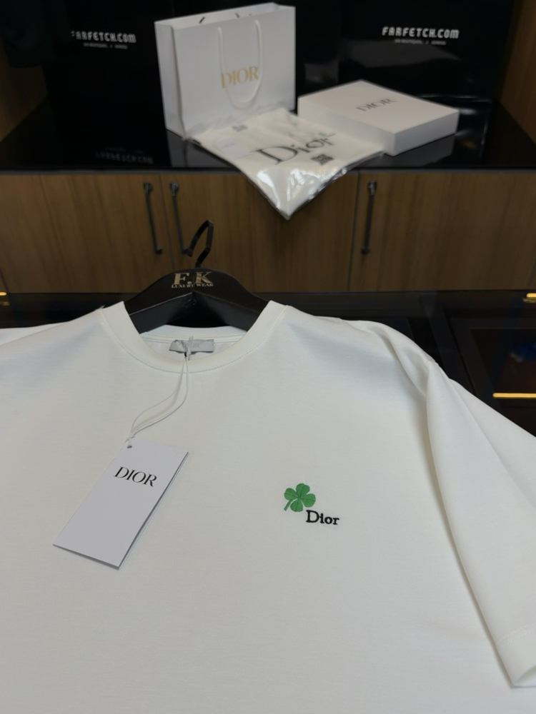 Dior Logo T-shirt ( İthal-Ütü İstemez-NFC Aktif)