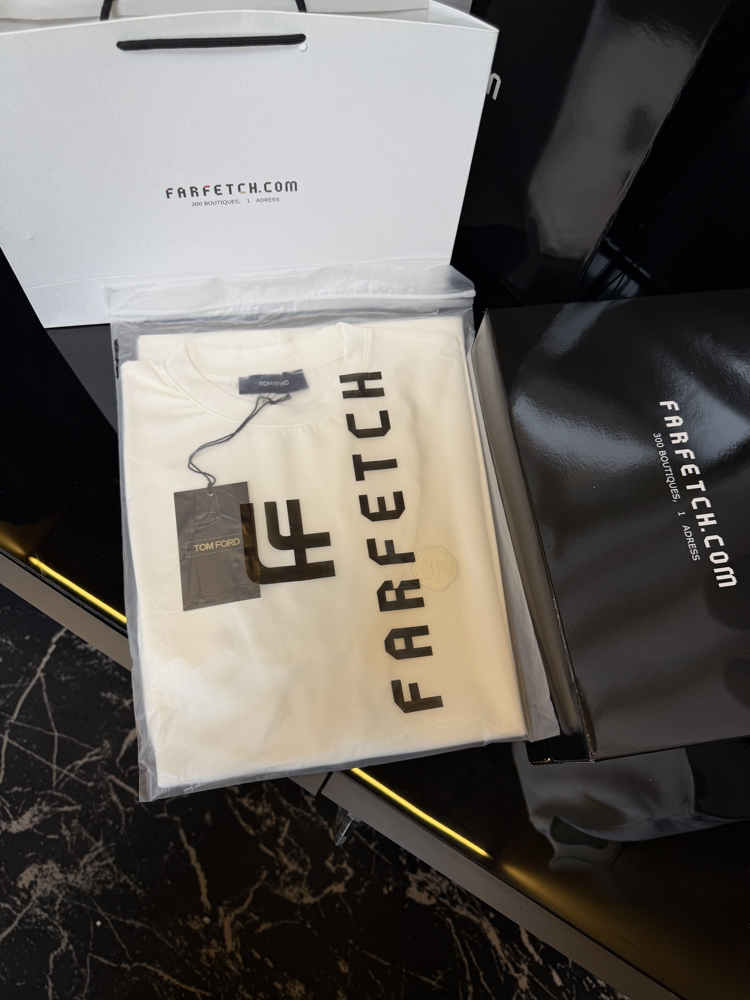 Tom Ford Deri Logo T-shirt ( İthal-Ütü İstemez-NFC Aktif)