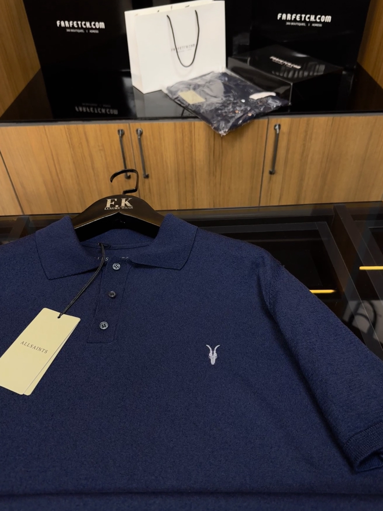 Allsaints Organik Pamuk Polo T-shirt