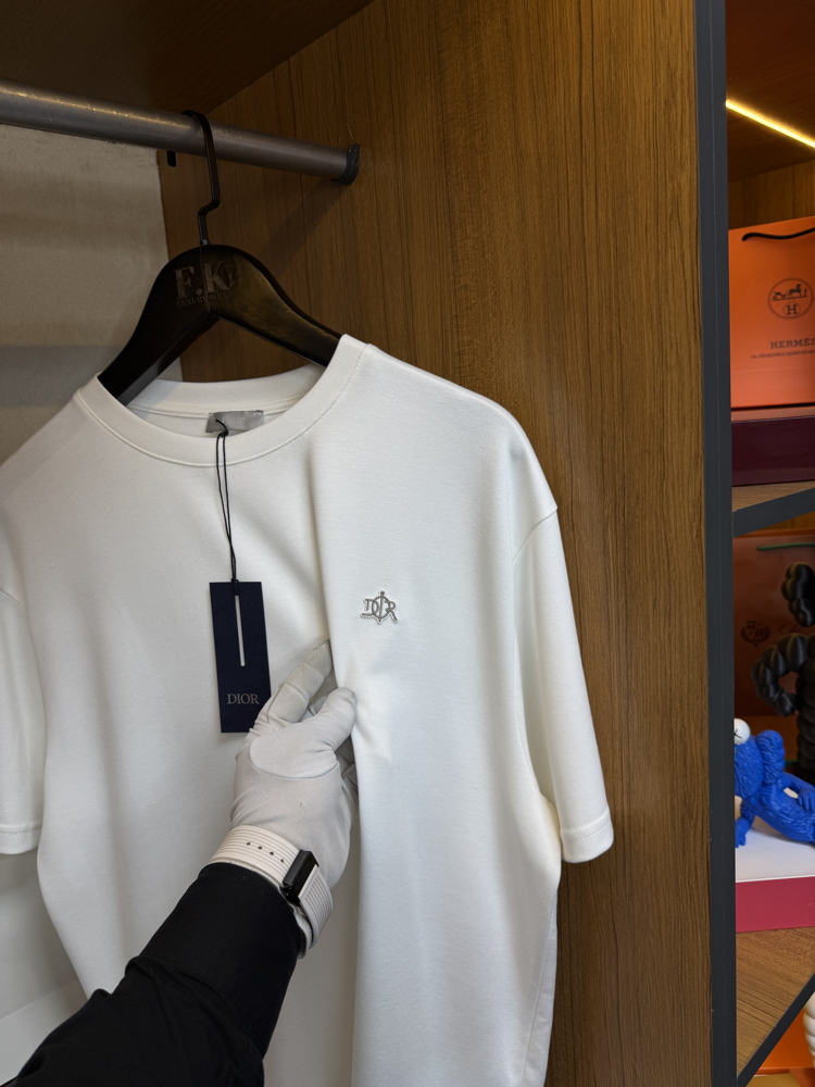Dior Logo T-shirt ( İthal-Ütü İstemez-NFC Aktif)