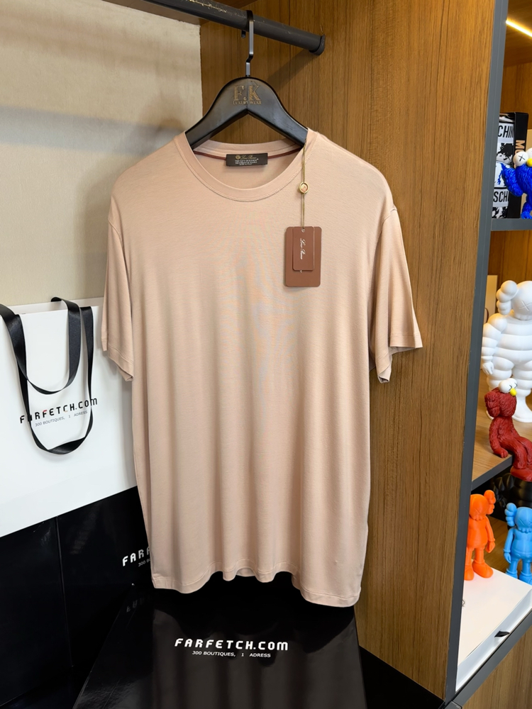 Loro Piana The Gift Of Kings T-shirt ( İthal - Ütü İstemez - NFC Aktif ! ) - Bej