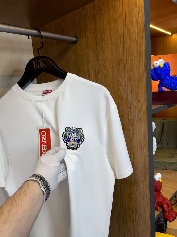 Kenzo Tiger Logo T-shirt ( İthal-Ütü İstemez-NFC Aktif)