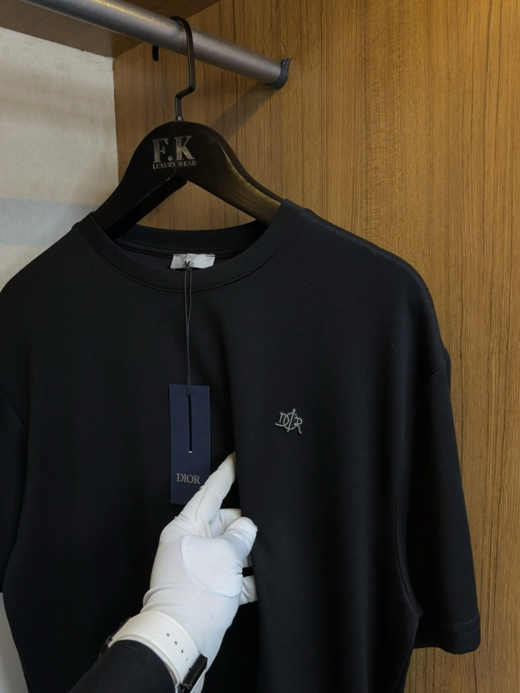 Dior Logo T-shirt ( İthal-Ütü İstemez-NFC Aktif)